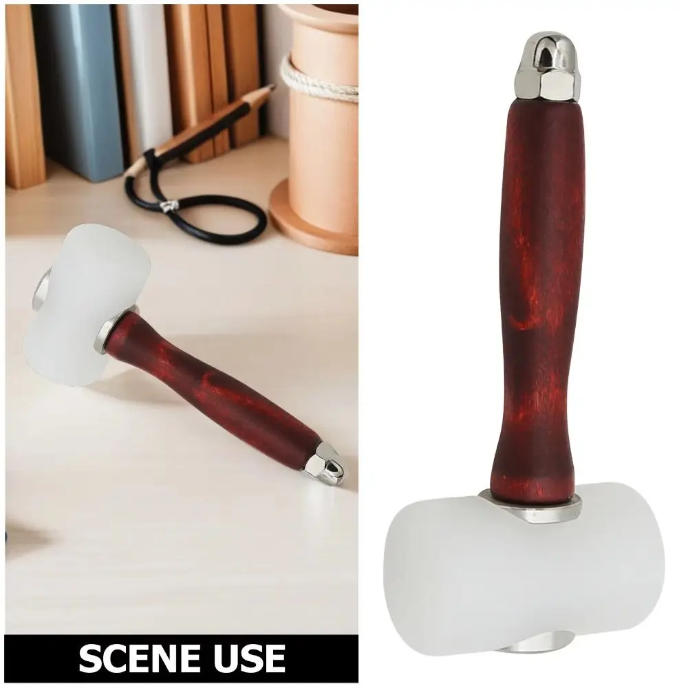Mallet Wood Carving - Mallet Wood Handle Nylon Hammer Leathercraft