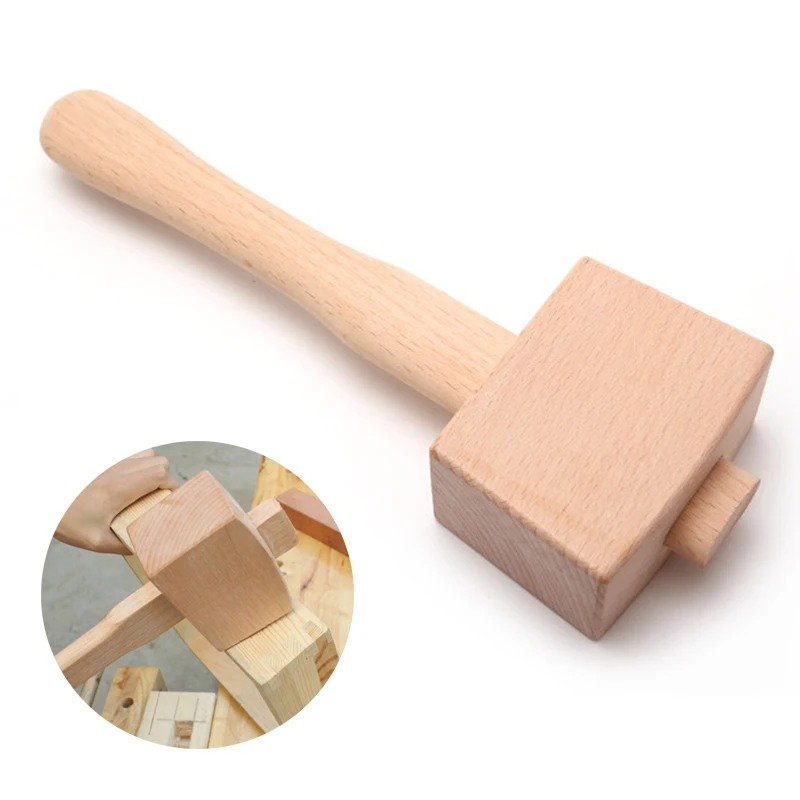 Mallet Wood Carving - DIY handmade leather, woodworking tools, children's