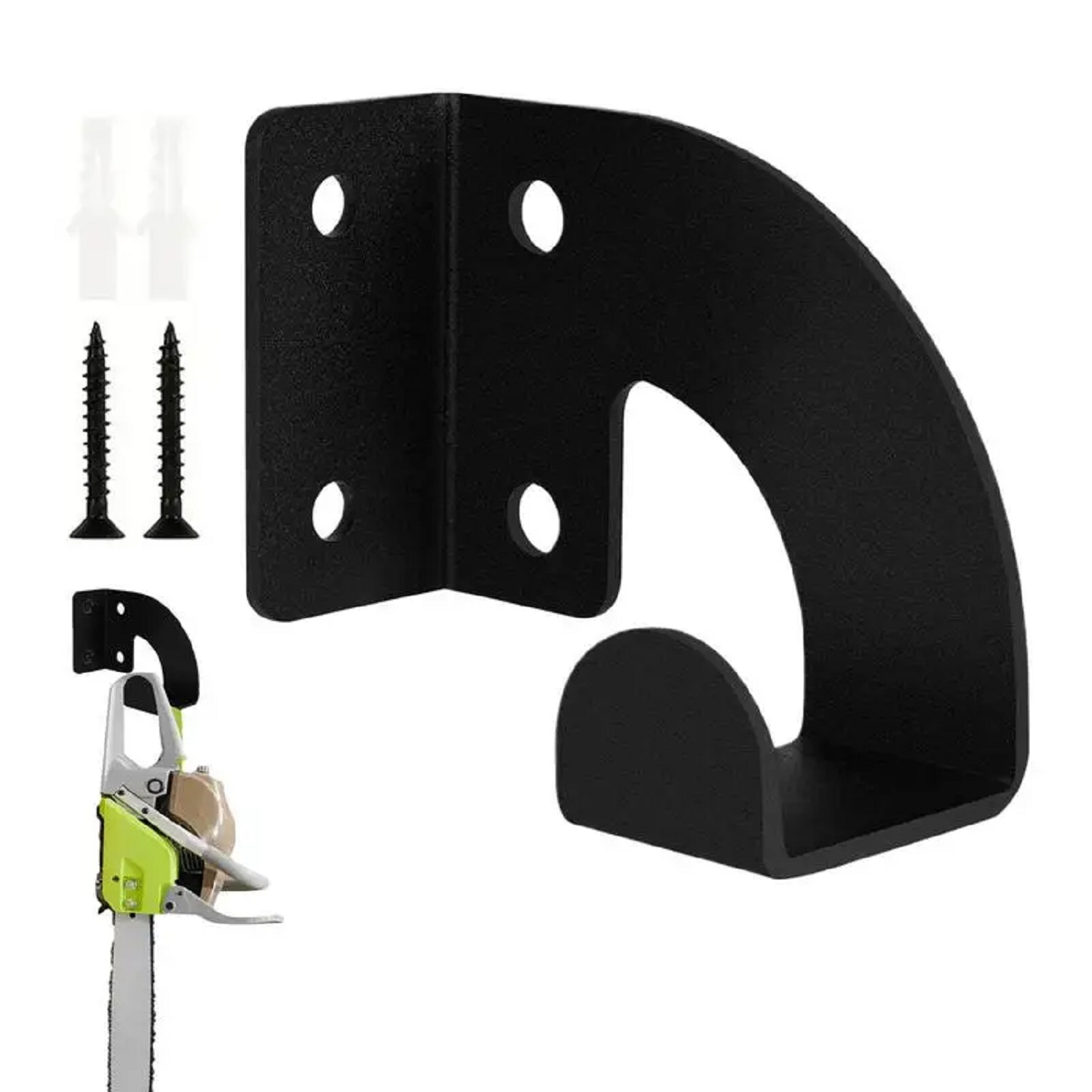 Workshop Tools Hanger - Heavy Duty Metal Chainsaw Wall Mount