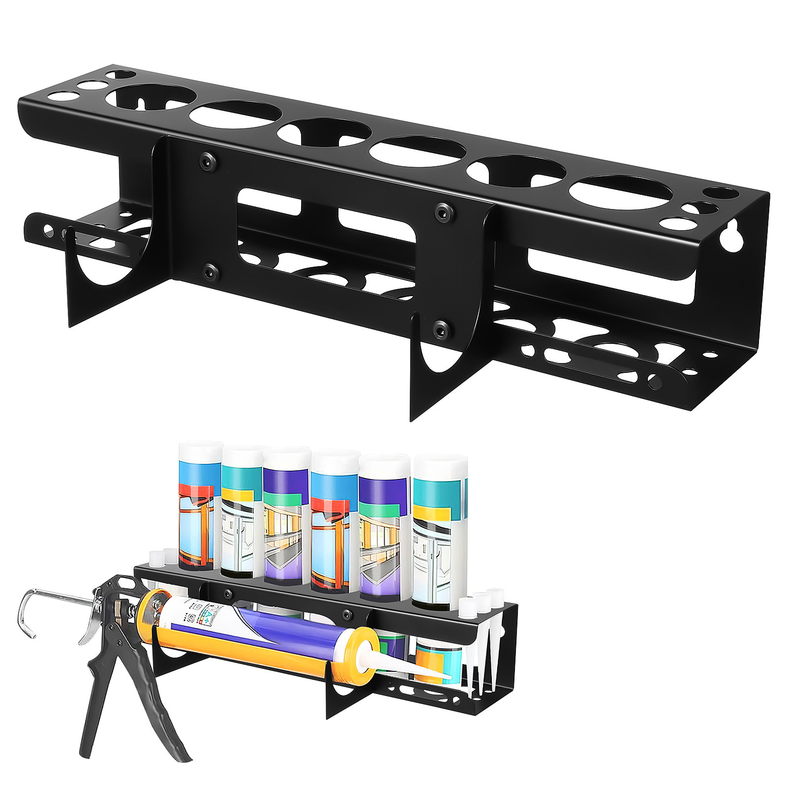 Workshop Tools Holder - Wall Mounted Tool Organizer Rack Heavy