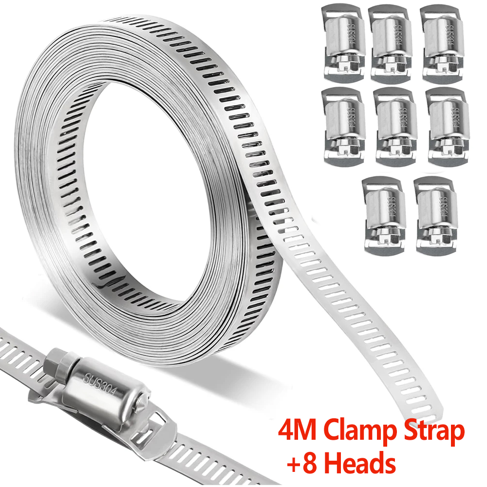 4M Hose Clamp Strap Screw Band - Pipe Clamp Bar review and price