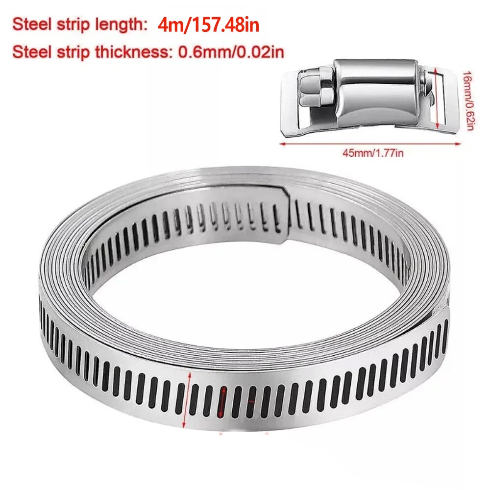 4M Hose Clamp Strap Screw Band - Pipe Clamp Bar review and price