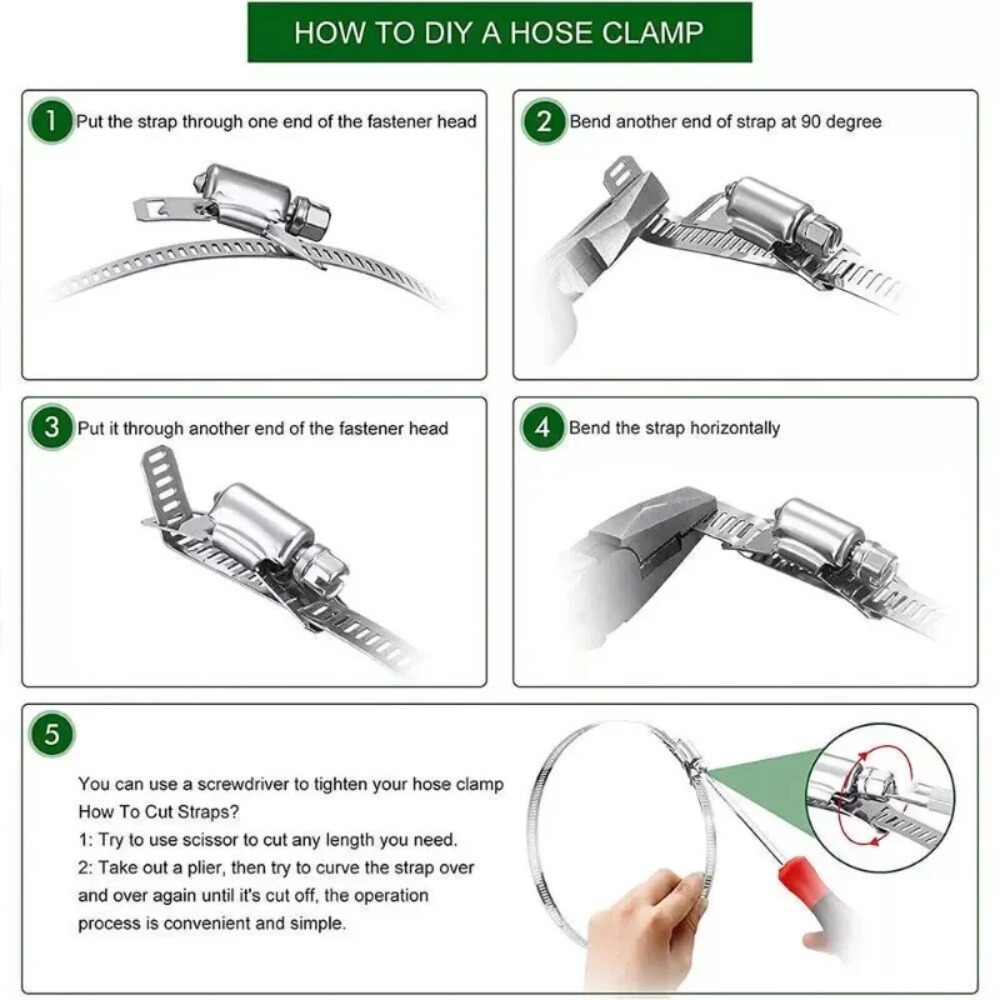 4M Hose Clamp Strap Screw Band - Pipe Clamp Bar review and price