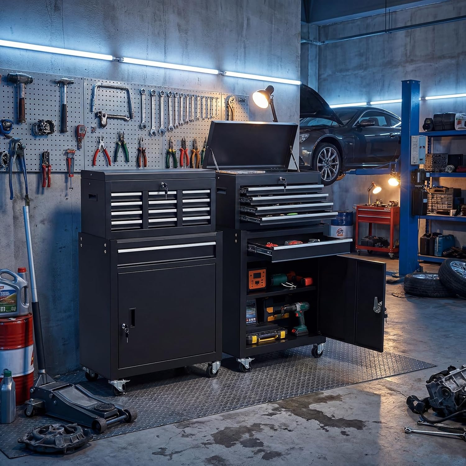 5 Drawer Rolling Tool Cabinet  - Workshop Tools Box review and price