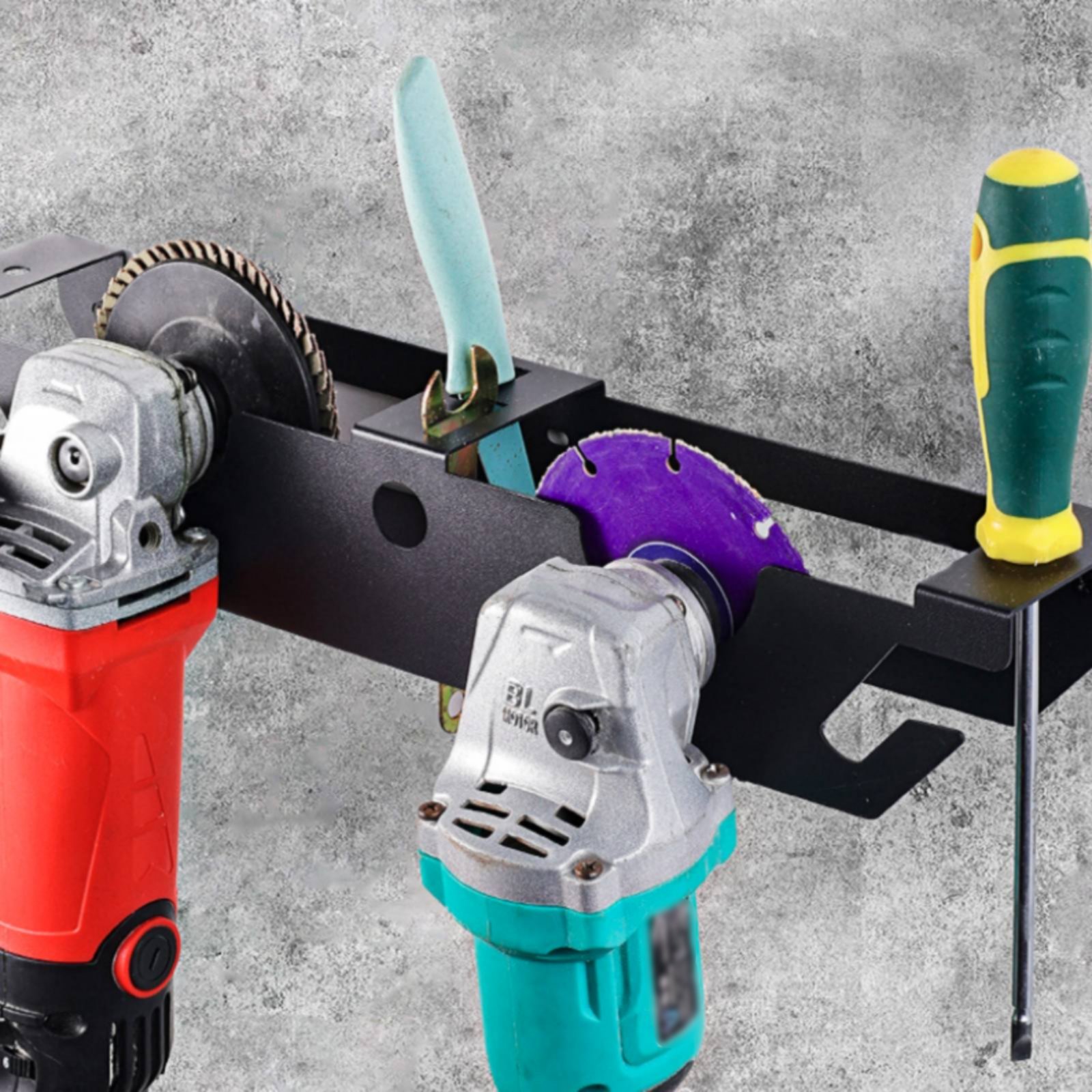 4 Bay Angle Grinder Rack Heavy - Workshop Tools Storage review and price