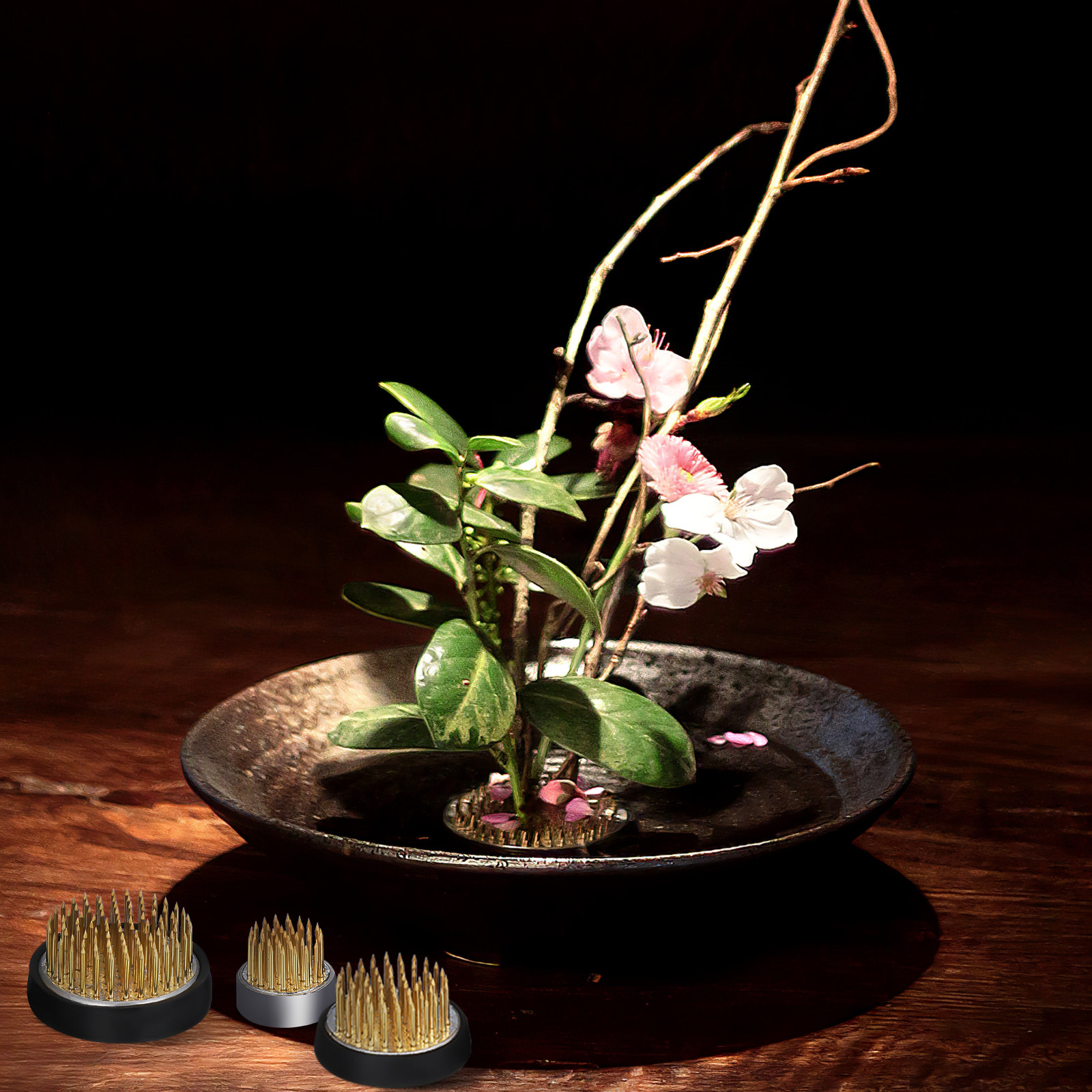 3Pcs Round Flower Frog Base Fl - Workshop Tools Holder review and price