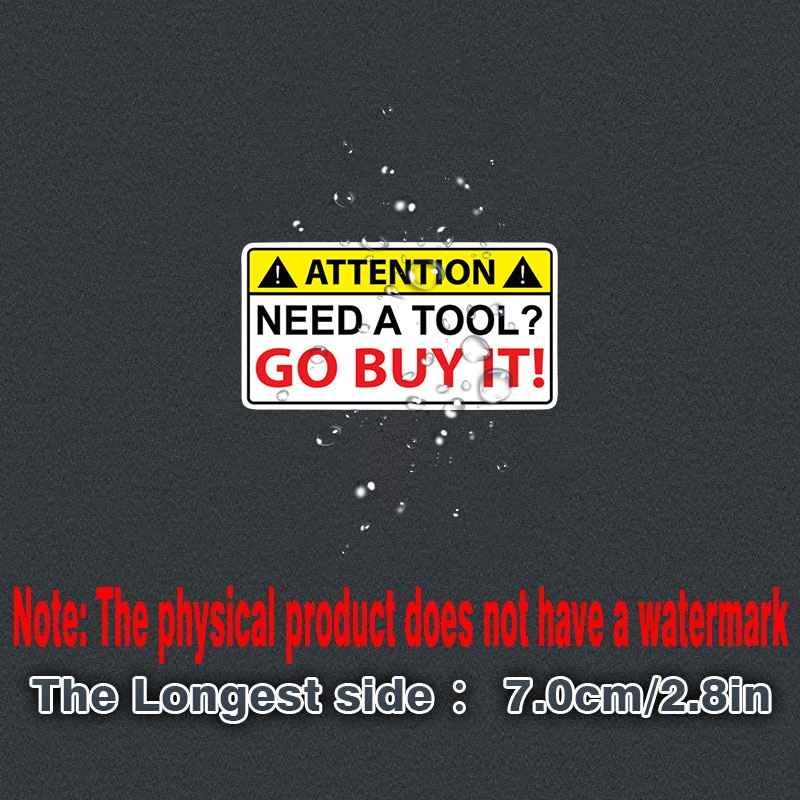 Funny Need Tools Sticker 1PC Y - Workshop Tools Needed review and price