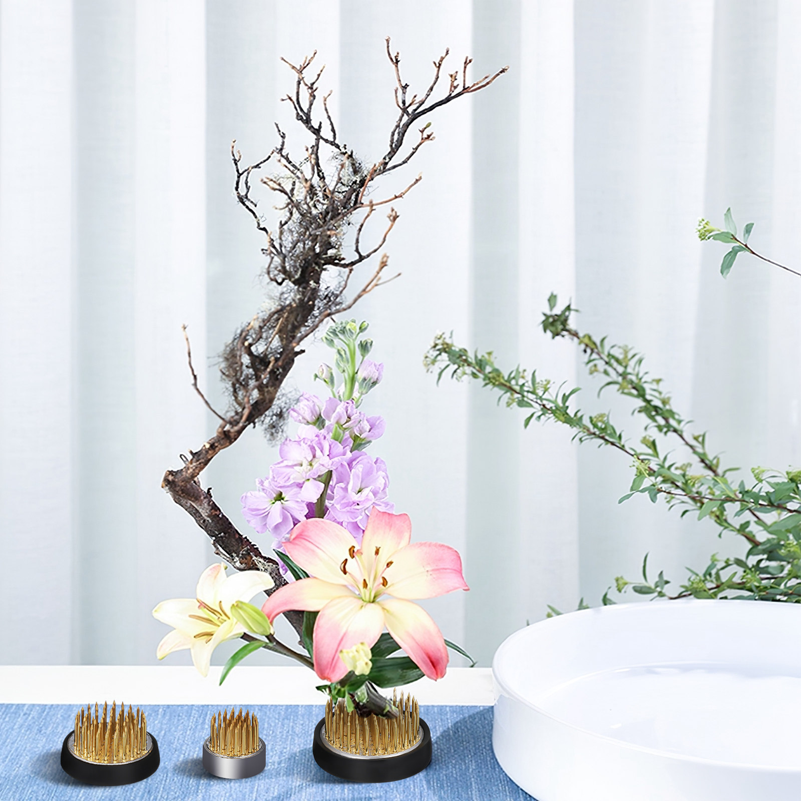 3Pcs Flower Frog Round Stem Ho - Workshop Tools Holder review and price