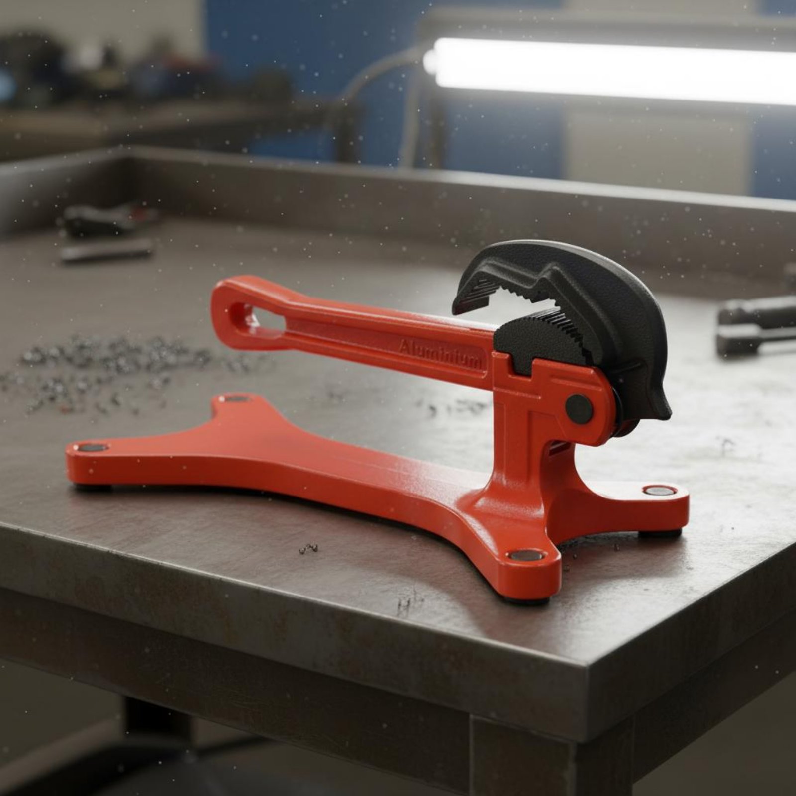 Yoke Pipe Vise Sturdy-Duty Por - Workshop With Tools review and price