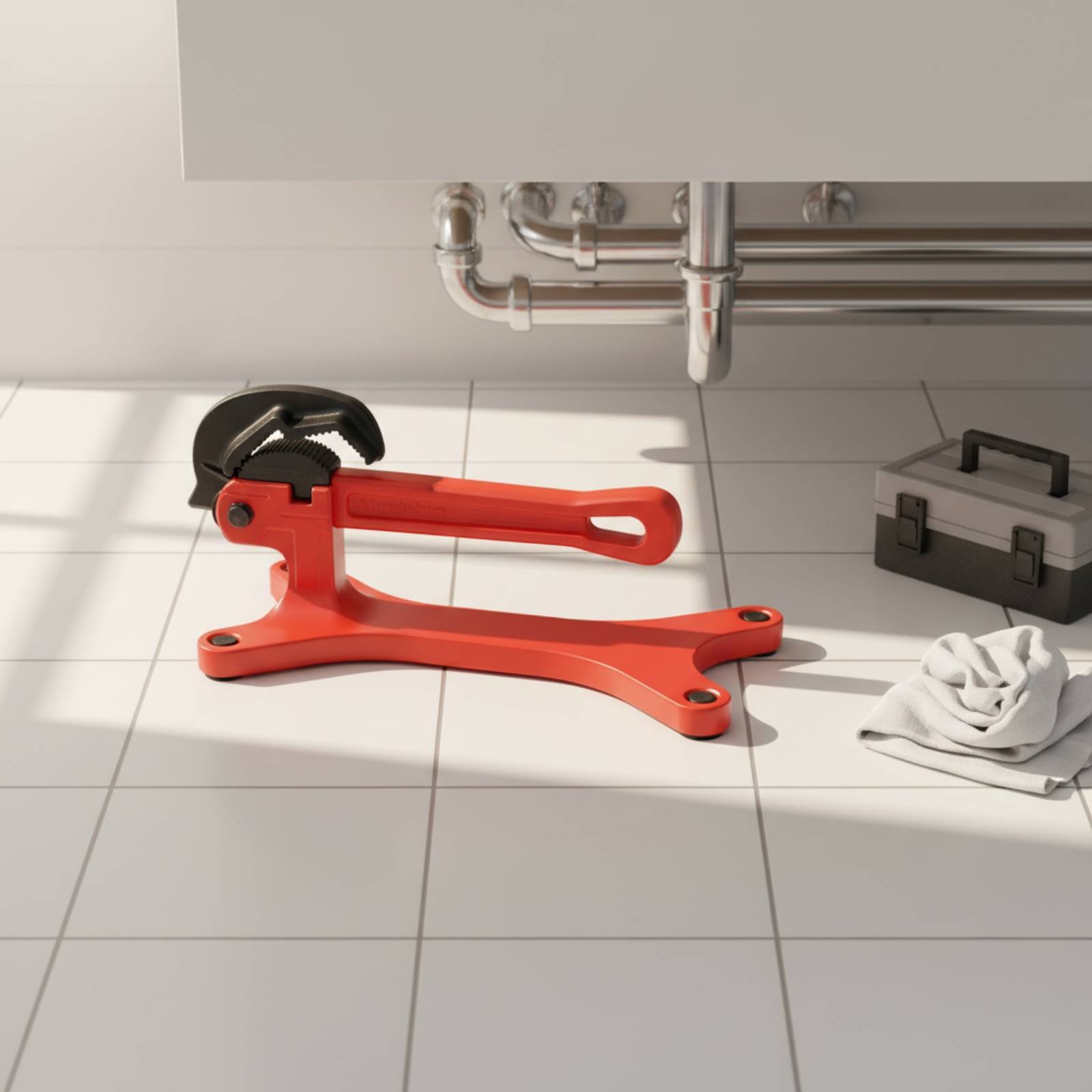 Self-Locking Pipe Wrench Porta - Workshop With Tools review and price