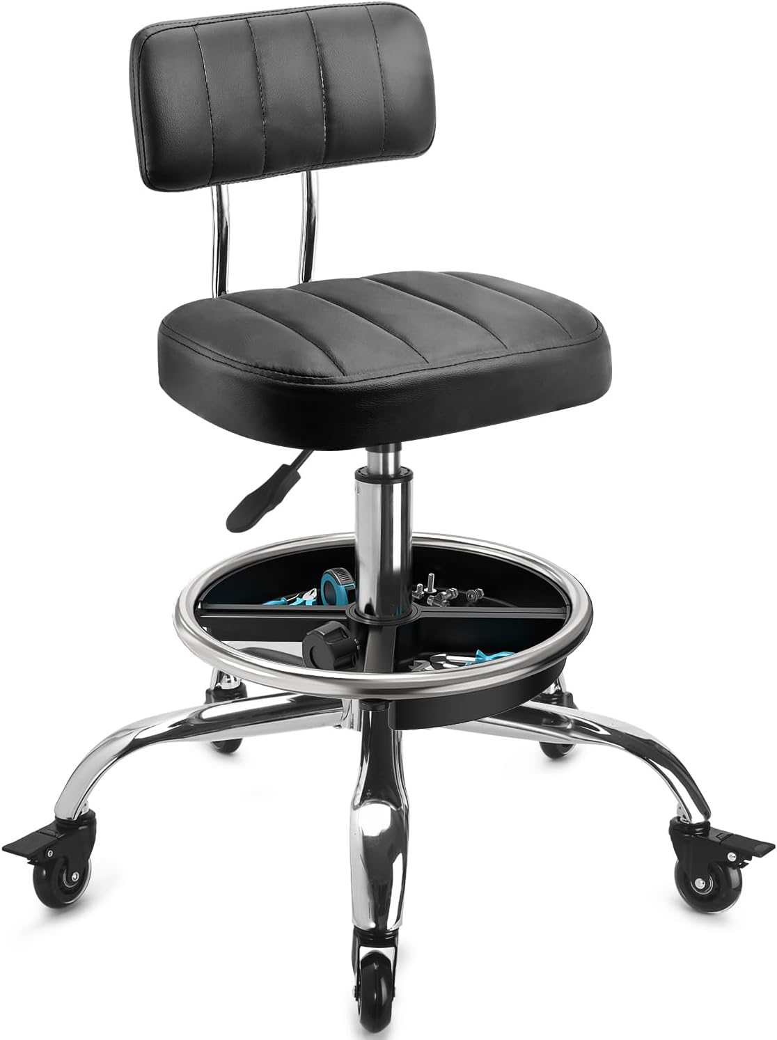 Garage Mechanic Stool With Bac - Workshop Tools Storage review and price