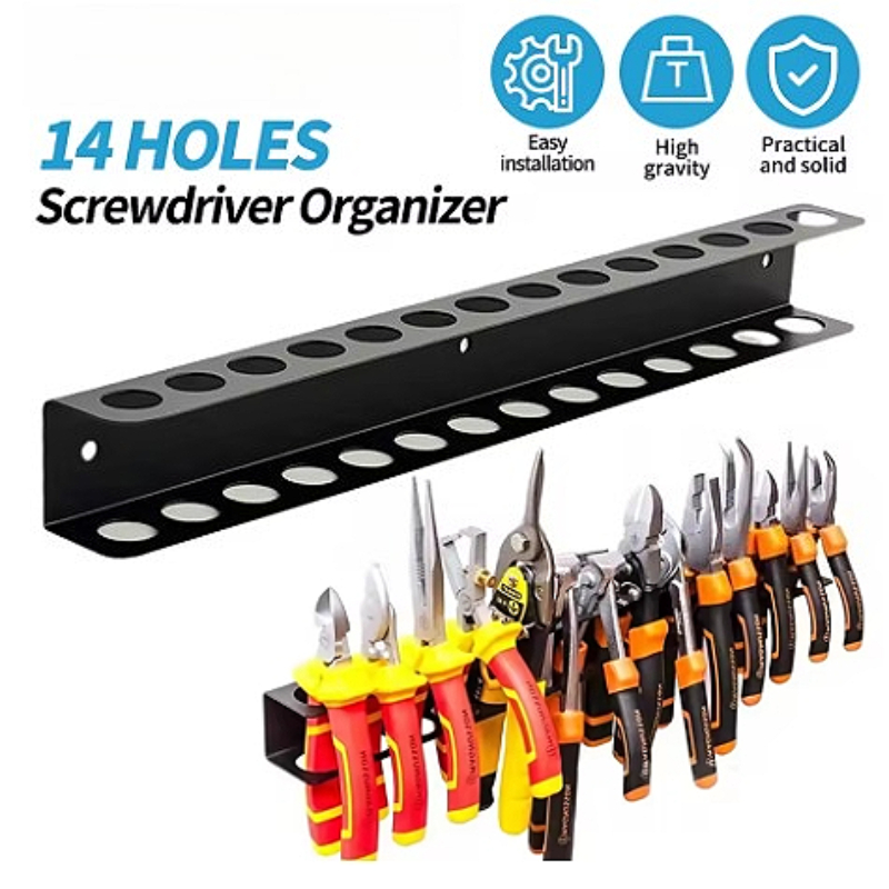 Steel Wall Mount Screwdriver W - Workshop Tools Hanger review and price