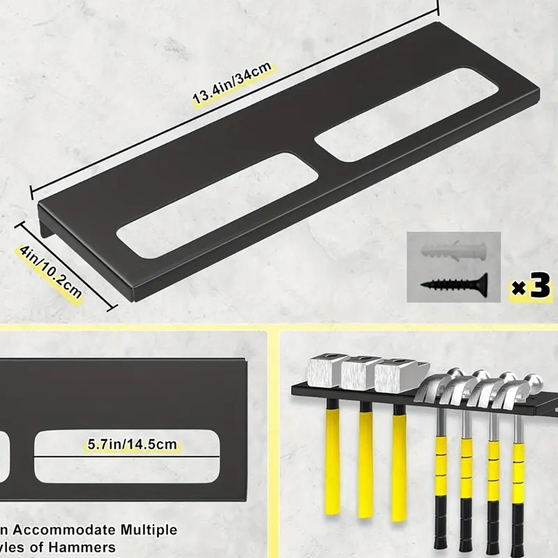 Wall Mounted Metal Tool Hanger - Workshop Tools Hanger review and price