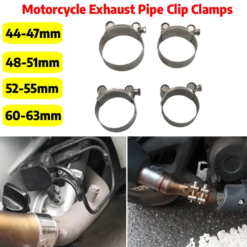44mm-63mm Motorcycle Exhaust C - Pipe Clamp Bar review and price