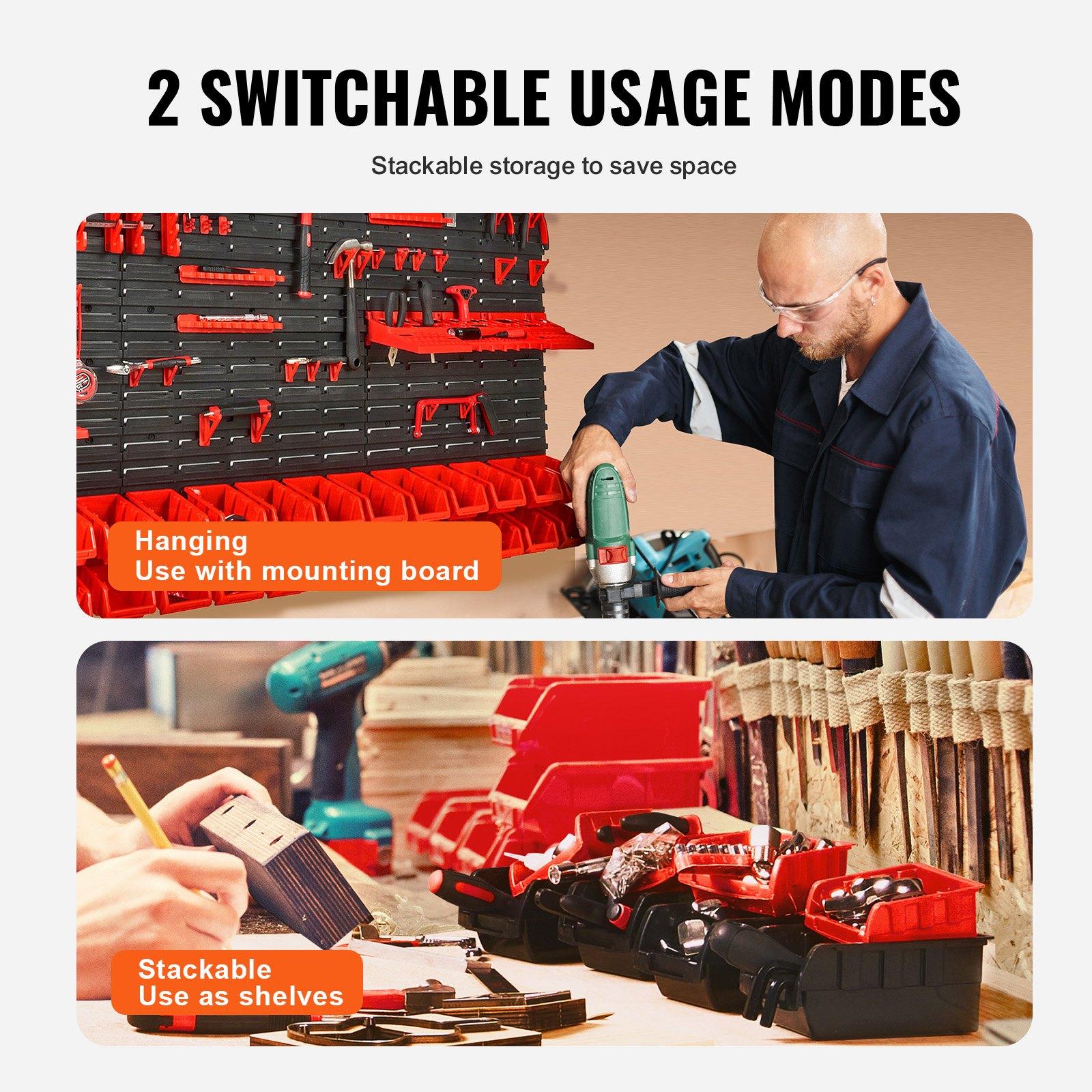 Wall Mounted 30-Bin Hardware O - Workshop Tools Box review and price