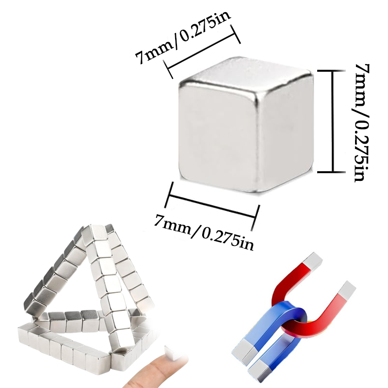 Polished Square Magnet Pieces, - Workshop Tools Photos review and price