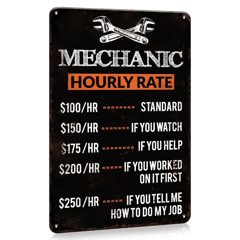 1pc, Mechanic Hourly Rate Meta - Workshop Tools Hours review and price