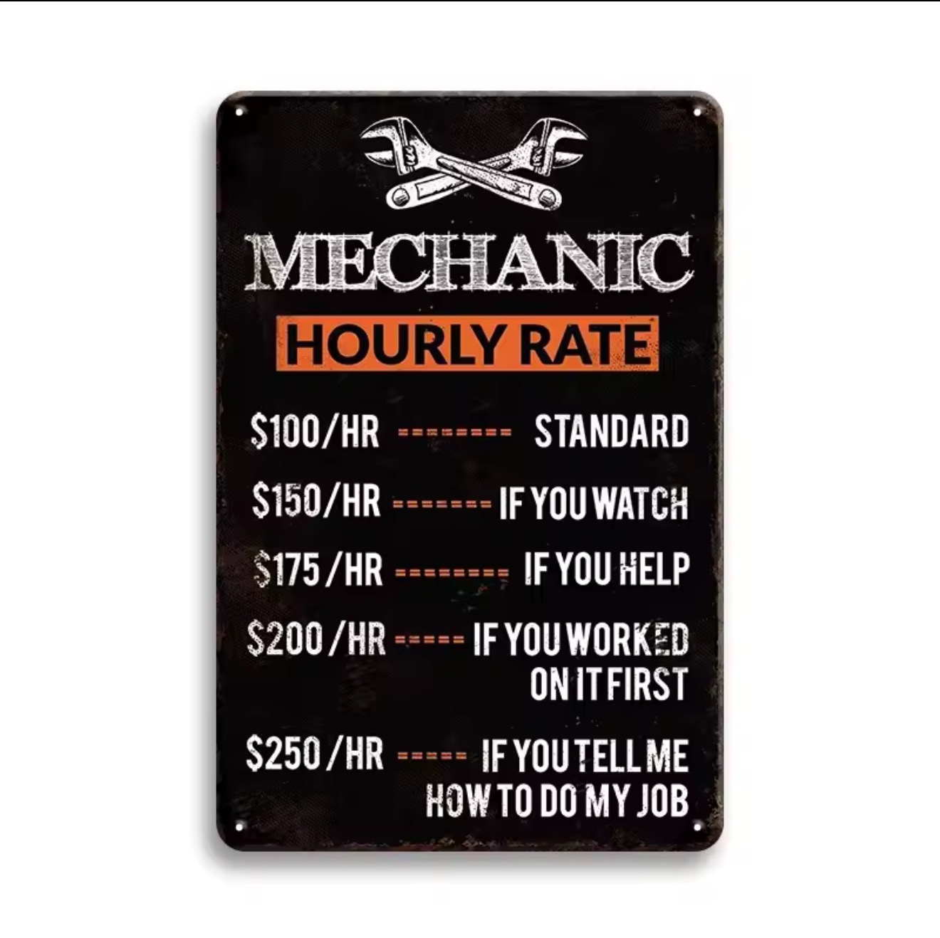 1pc, Mechanic Hourly Rate Meta - Workshop Tools Hours review and price